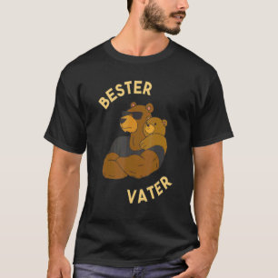 Camiseta Bester Vater Papa Son Partner luce el primer Da de