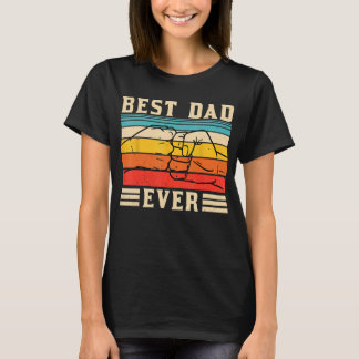 Camiseta Bester Vater Papa Vintage para el Día del Padre pa