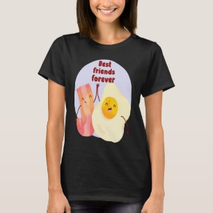 Camiseta Bestfriend Forever Breakfast Meaty Bacon