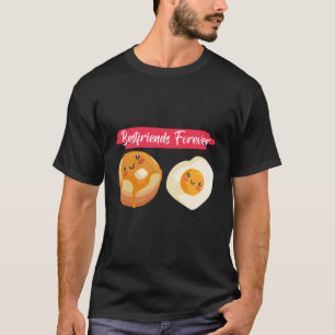 Camiseta Bestfriend Forever Pancakes And Eggs Breakfast Pa