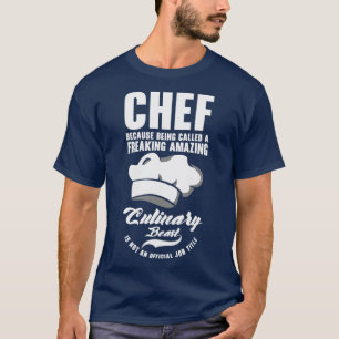 Camiseta Bestia Chef Comida de horneado de arte culinario