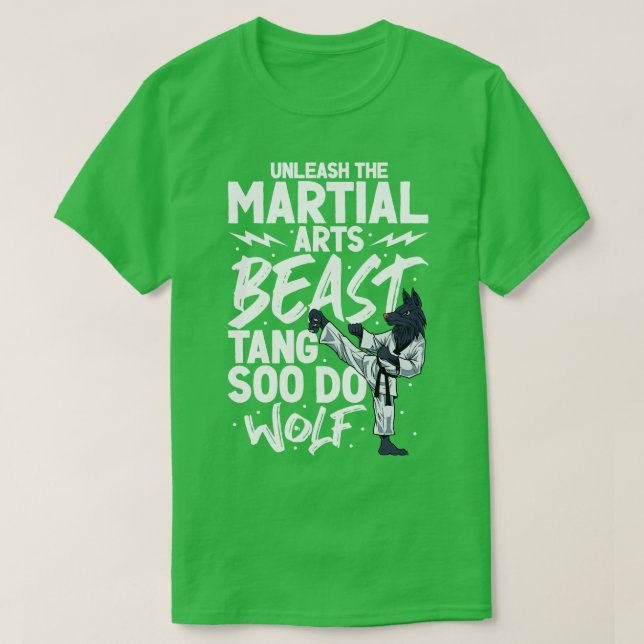 Camiseta Bestia de artes marciales Tang Soo Do (Diseño del anverso)