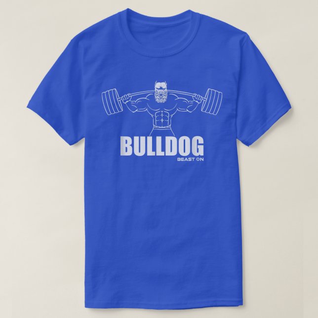 Camiseta Bestia De Bulldog De bulldog Sobre Motivación De G (Diseño del anverso)