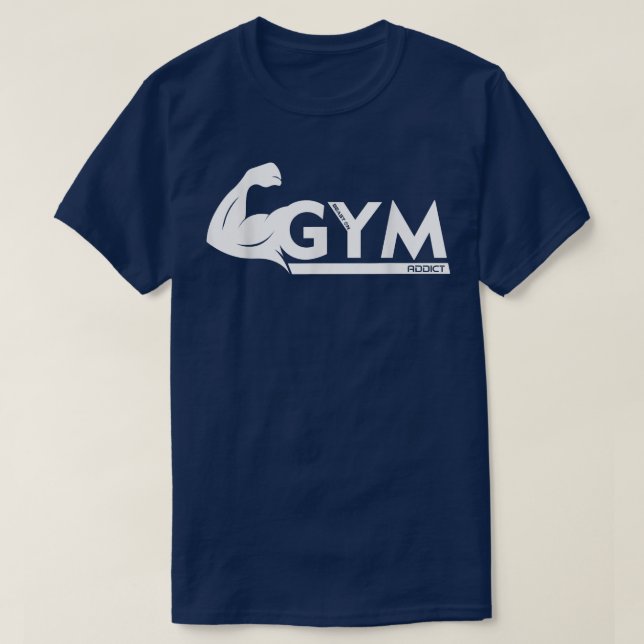 Camiseta Bestia De Gimnasio Aditivo En Palabras De Gimnasio (Diseño del anverso)