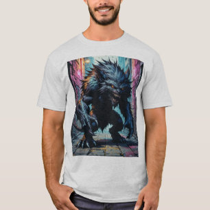 Camiseta Bestia de graffiti urbano