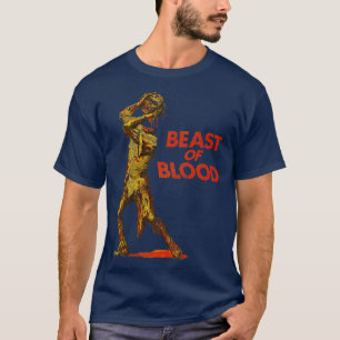Camiseta Bestia de película de terror culta de retro de san