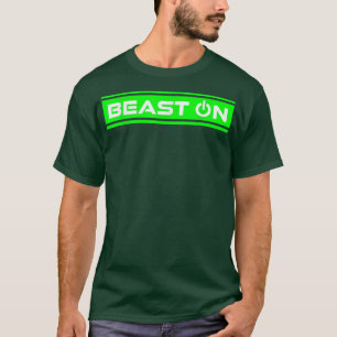 Camiseta Bestia en el gimnasio verde gimnasio entrenamiento