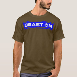 Camiseta Bestia en gimnasio azul gimnasio gimnasio gimnasio