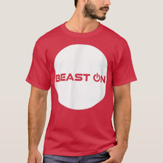 Camiseta Bestia En Motivos De Círculo De Diseño Gimnasio Mo