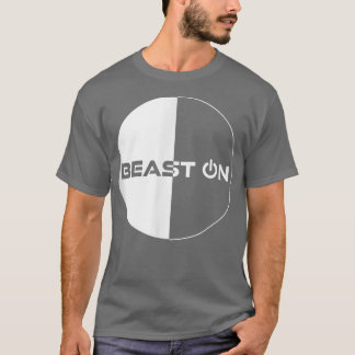 Camiseta Bestia En Motivos De Círculo De Diseño Gimnasio Mo