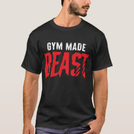 Camiseta bestia hecha en gimnasia