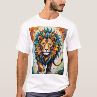 Camiseta Bestia mítica majestuosa - Arte en miniatura indio