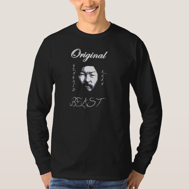 Camiseta Bestia original: Genghis Khan (Anverso)