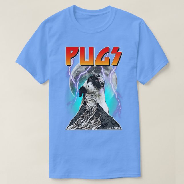 Camiseta Bestia Pug (Diseño del anverso)