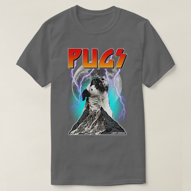 Camiseta Bestia Pug (Diseño del anverso)