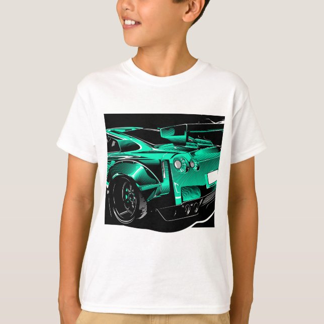 CAMISETA BESTIA VERDE R35 GTR (Anverso)
