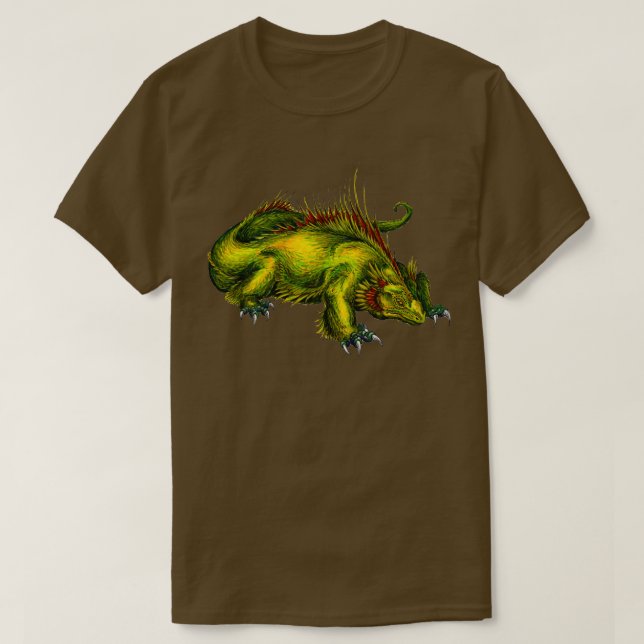 Camiseta Bestiario 7 El Kat Lizard (Diseño del anverso)