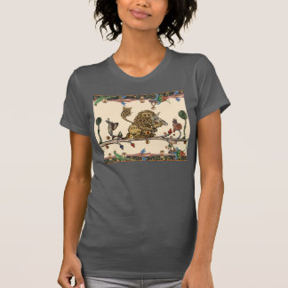Camiseta BESTIARIO MEDIEVAL HACIENDO MÚSICA MÚSICA Violinis