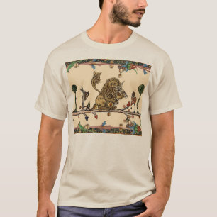 Camiseta BESTIARIO MEDIEVAL HACIENDO MÚSICA MÚSICA Violinis