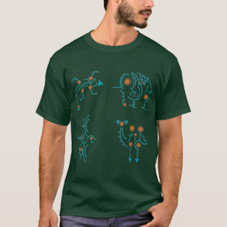 Camiseta bestias divinas amigo azul
