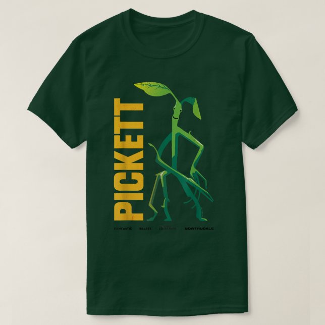 Camiseta Bestias fantásticas 3 Pickett el Bowtruckle (Diseño del anverso)