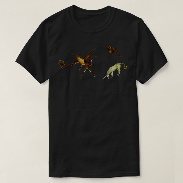 Camiseta Bestias Hieronymus Bosch De Paraíso (Diseño del anverso)