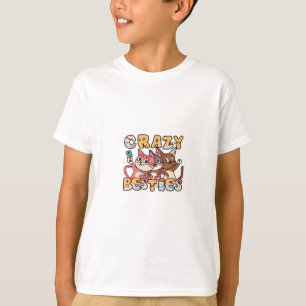 Camiseta Bestias Locas Tomando Graciosos Selfies Trabajar B