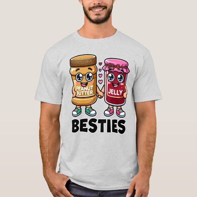 Camiseta Bestias - Mantequilla de cacahuete y gelatina (Anverso)