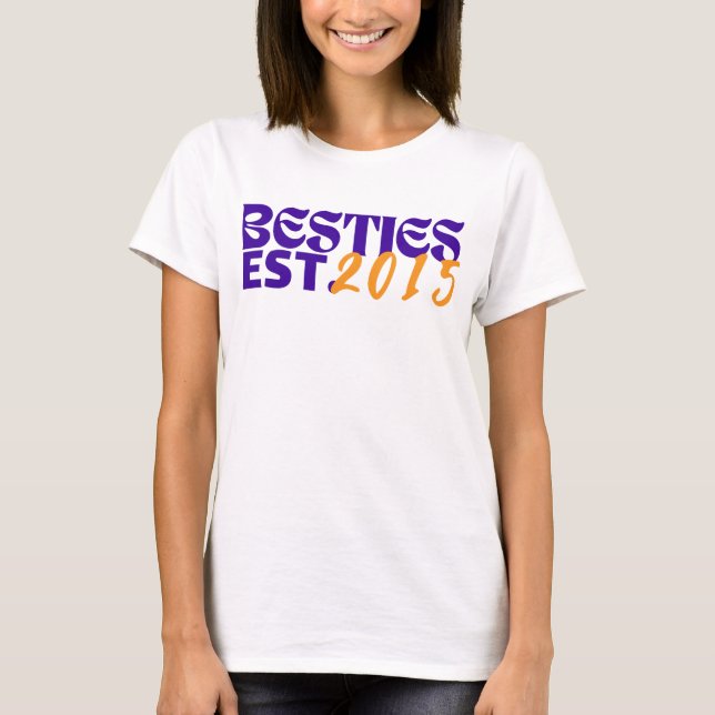 Camiseta Bestias personalizadas, mejores amigos, fin de sem (Anverso)