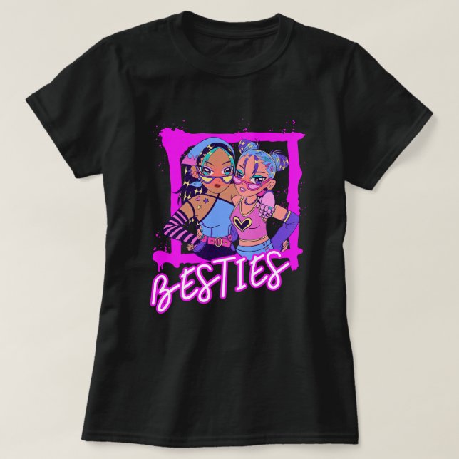 Camiseta Bestie BFF (Diseño del anverso)