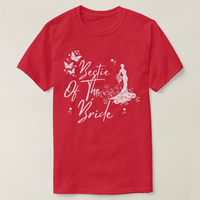Camiseta Bestie De La Novia Boda Mejor Amigo Regalo 1 (Diseño del anverso)
