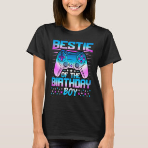 Camiseta Bestie del Bi de videojuego de cumpleaños