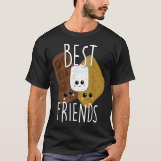 Camiseta Bestie Gift Cute Food BFF Mejor Amigo Smores Scout