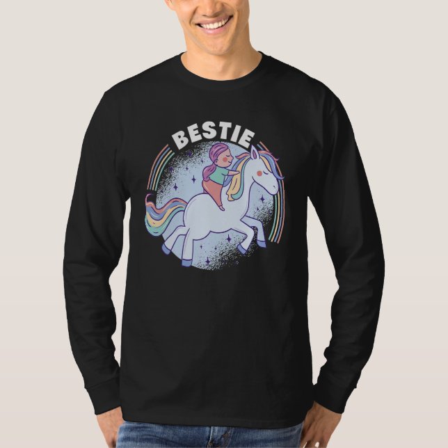 Camiseta Bestie Graphic Horse Lover Equestrian Rider Horses (Anverso)