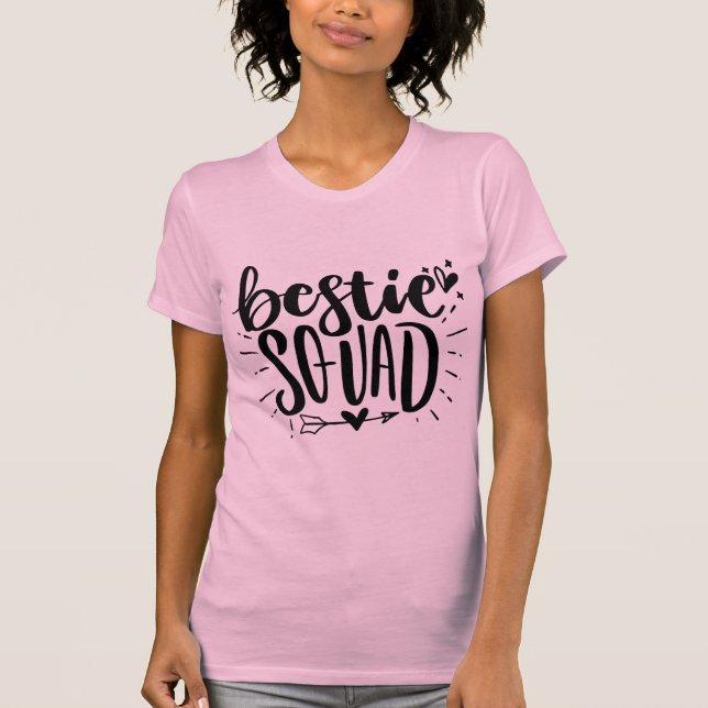 Camiseta Bestie Squad BFF mejor carta de amistad (Anverso)