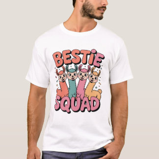 Camiseta Bestie Squad Granddaughter Niece Funny Squad Lover