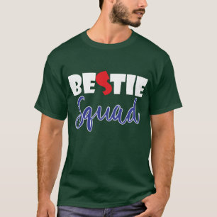 Camiseta Bestie Squad Mating Friend Crew Birthday Party g