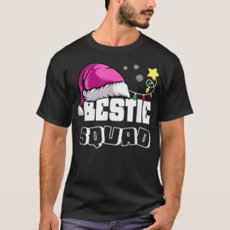 Camiseta Bestie Squad mejor amigo del BFF Santa Claus Diver