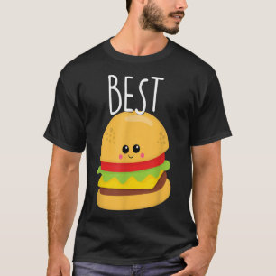 Camiseta BestieCute Food BFF Best Friend Hamburger Burger K