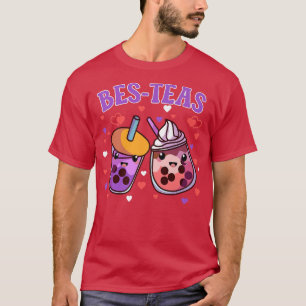 Camiseta Besties Boba Bubble Kawaii Cute Bes-Tea Mejor Frie