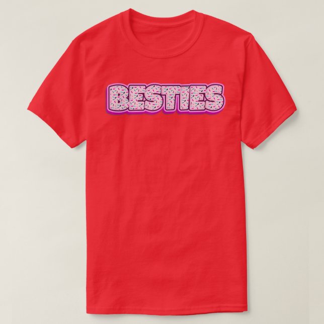 Camiseta Besties Donuts Baker Donut Lover Baking Best Frien (Diseño del anverso)
