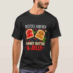 Camiseta Besties Forever Peanut Butter Jelly Pair