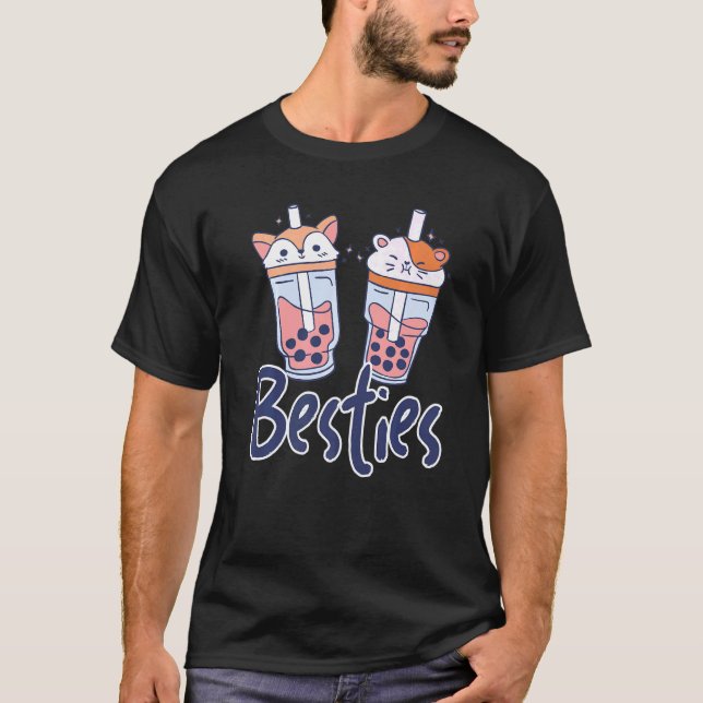Camiseta Besties Gráfico Tea Tea Drinker Tea Breaking Cup O (Anverso)
