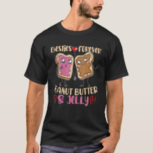 Camiseta Besties Para La Mantequilla De Maní Y Jelly