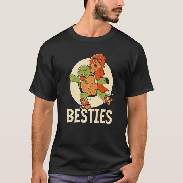 Camiseta Besties Sayings Amigos Equipo De Amistad Mejor Ami (Anverso)