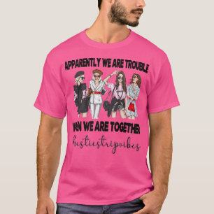 Camiseta Besties Trip Vibes Mejor Amigo Vacaciones Viajes G