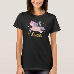 Camiseta Besties Unicorn Squirrel - Adorable BFFL T Shirt