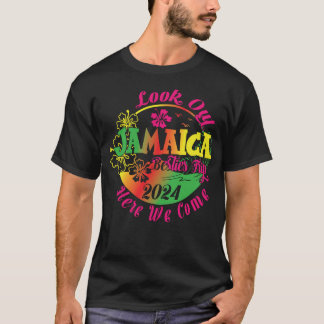 Camiseta Besties Vacation 2024 Jamaica Here We Come Besties