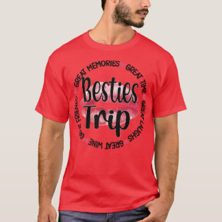 Camiseta Besties Viaje Mejor Amigo Vacaciones Chicas de Via