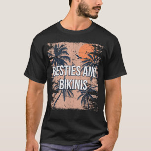 Camiseta Besties y Bikinis Beach Friends Ocean Buddy Swim